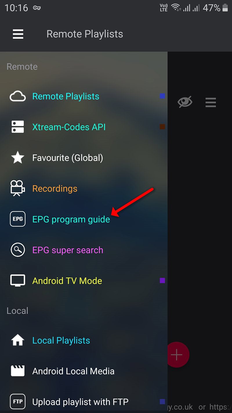 How to Add EPG on GSE via Remote Playlist?