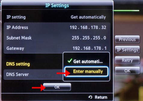 How to change DNS on different IPTV devices – screenshot 4