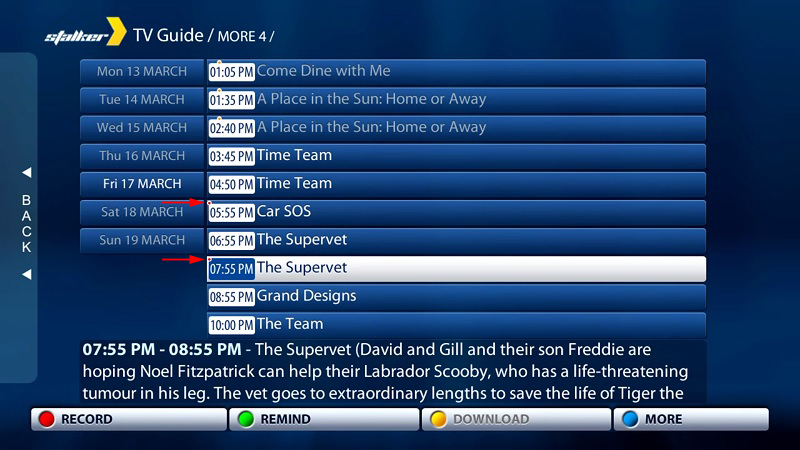 How to record IPTV on MAG Box – screenshot 4