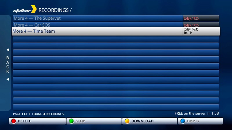 How to record IPTV on MAG Box – screenshot 6