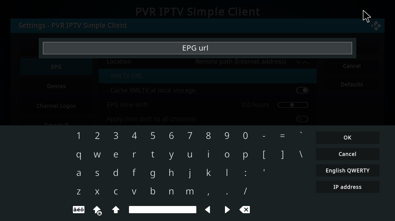 How to add EPG on Kodi – screenshot 6