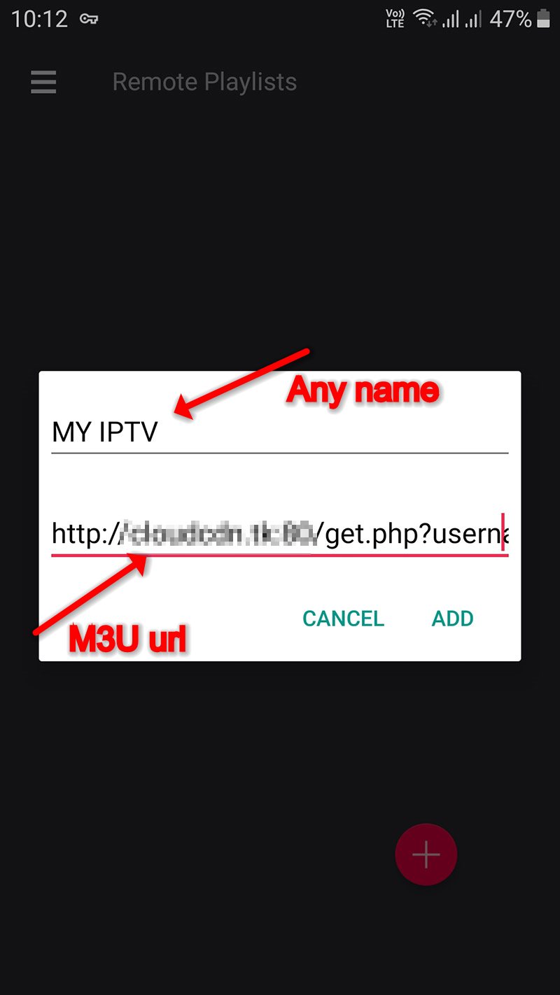 How to setup IPTV on GSE via Remote Playlist – screenshot 4