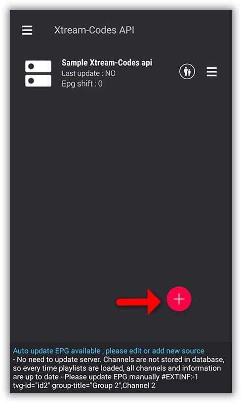 How to setup IPTV on GSE via Xtream-Codes API – screenshot 3