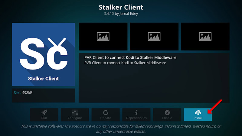 How to setup IPTV on Kodi via Stalker Client – screenshot 7