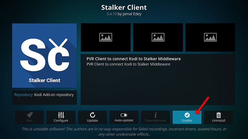 How to setup IPTV on Kodi via Stalker Client – screenshot 14