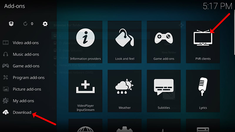 How to setup IPTV on Kodi – screenshot 2