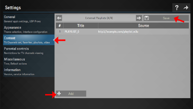 How to setup IPTV on Smart TV via SS IPTV – screenshot 3