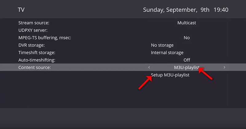 How to setup IPTV on TVIP Box – screenshot 6