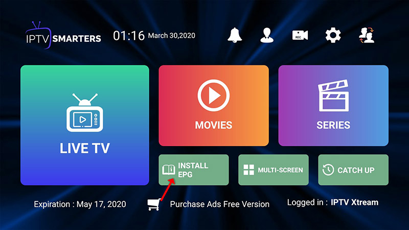 How to setup IPTV on IPTV Smarters Pro – screenshot 8