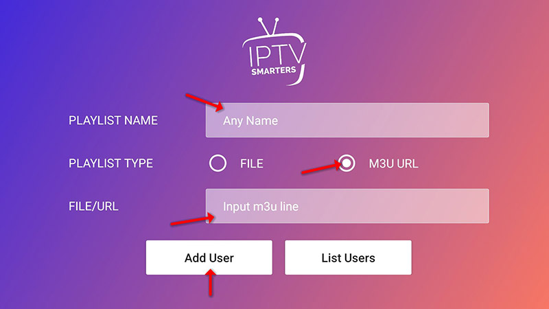 How to setup IPTV on IPTV Smarters Pro – screenshot 10
