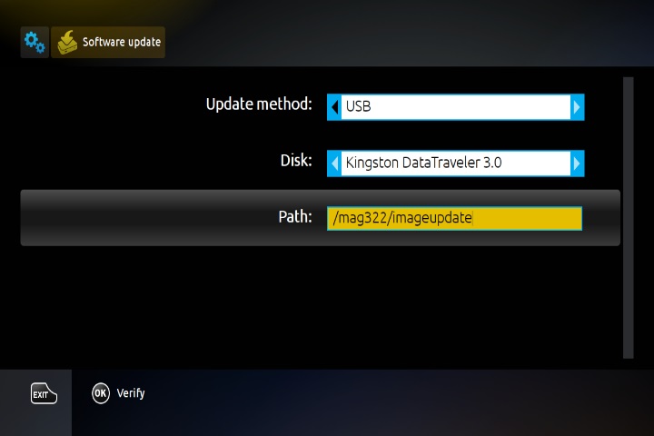 How to update MAG – screenshot 3