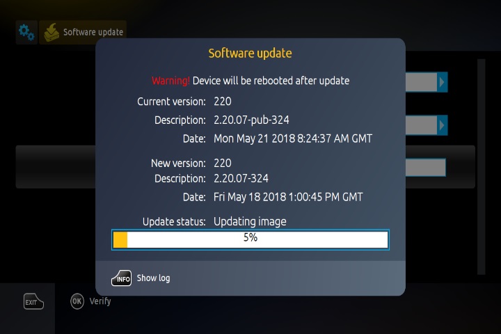 How to update MAG – screenshot 5