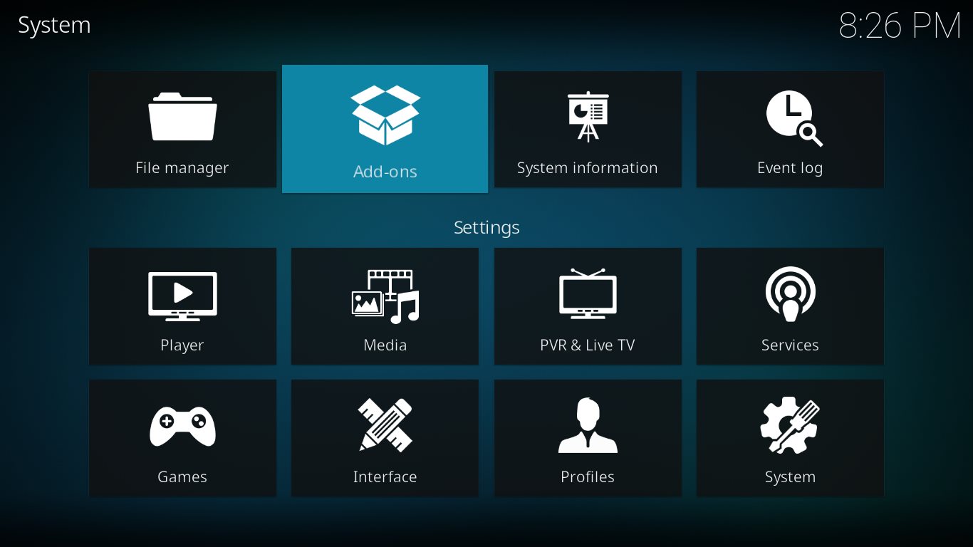 Kodi Add on – screenshot 2