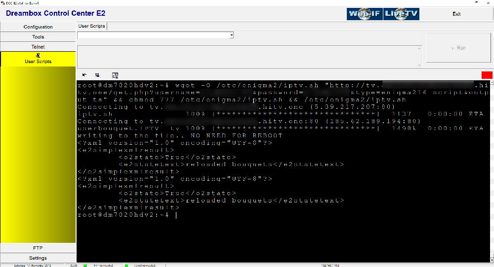 How to Setup IPTV on Enigma 2 via Autoscript – screenshot 4