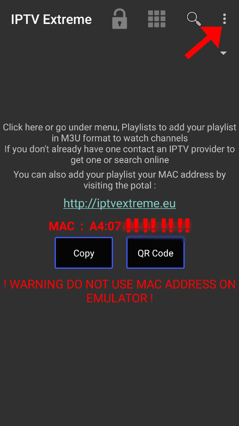 How to setup IPTV on IPTV Extreme – screenshot 3