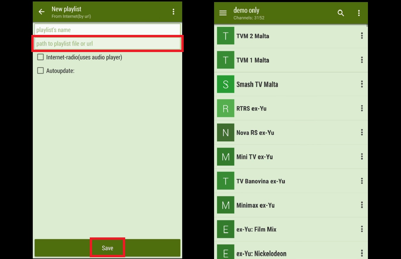 How to setup IPTV on Lazy IPTV – screenshot 3