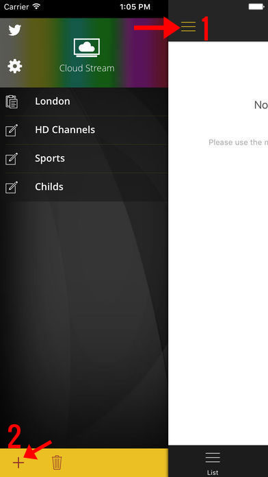 How to setup IPTV on iOS via Cloud Stream IPTV – screenshot 3