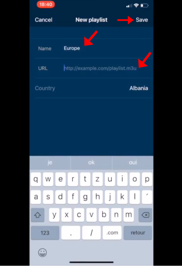 How to setup IPTV on rIPTV – screenshot 3