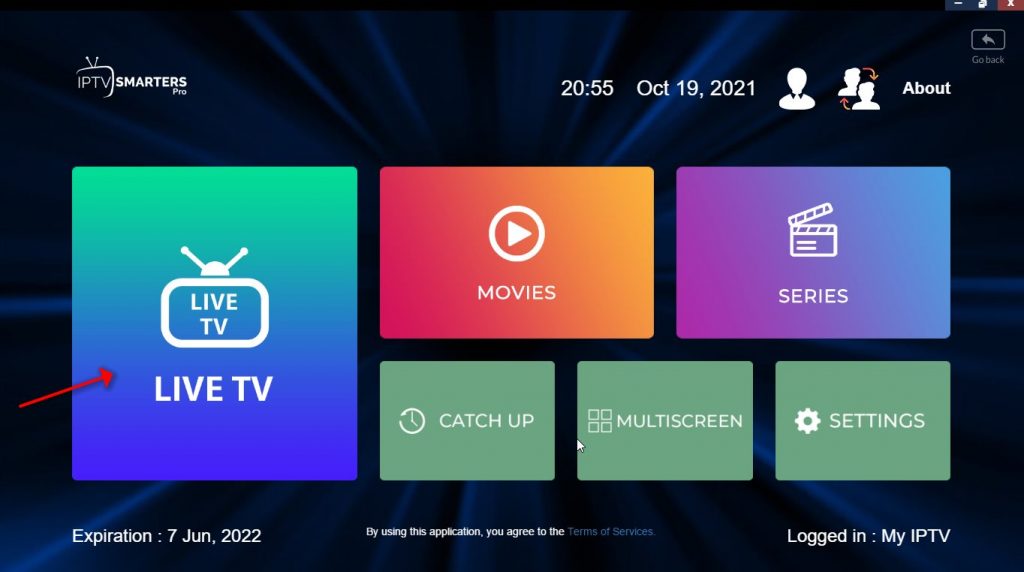 How to setup IPTV on IPTV Smarters in computer – screenshot 4