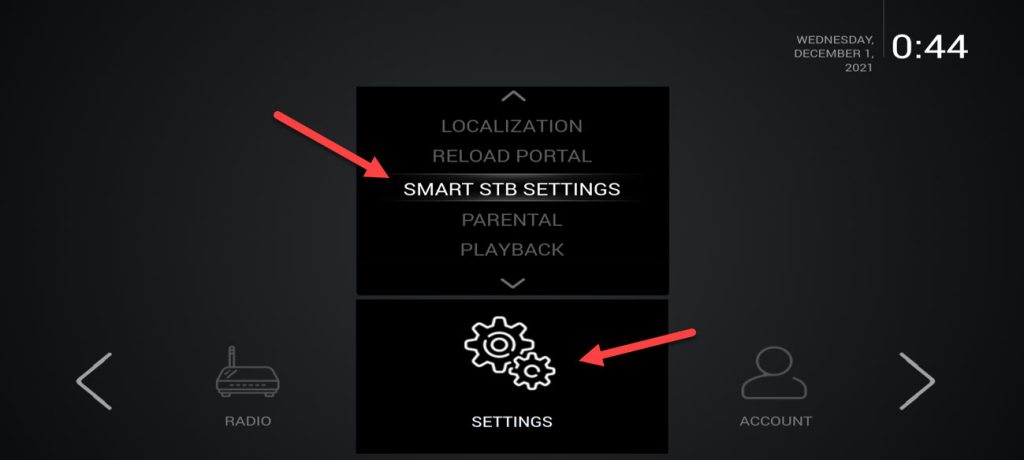 How to setup IPTV on Smart TV via Smart STB (Portal version) – screenshot 4